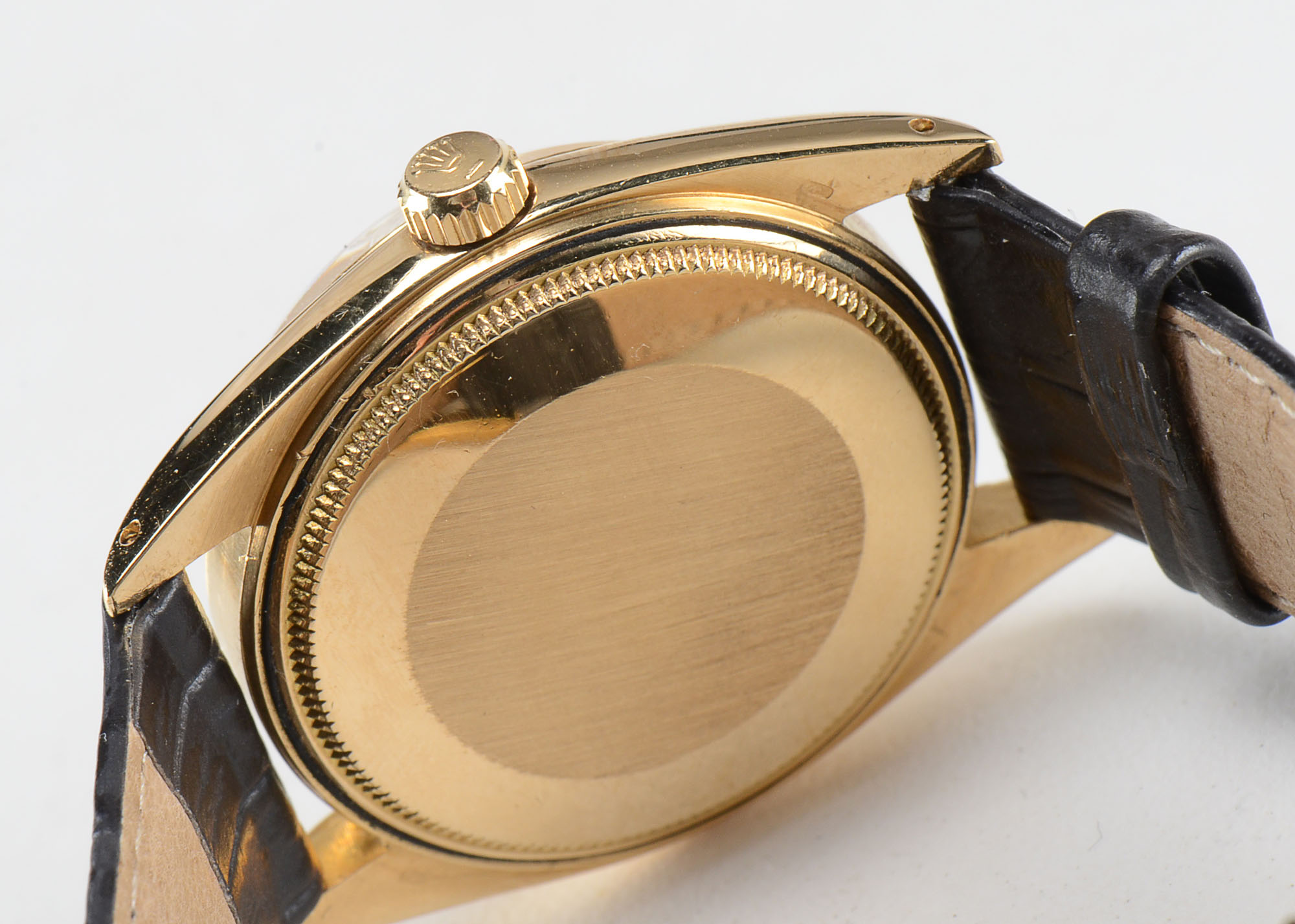 Rolex Perpetual Date 18K Solid Gold 34mm Silver Index Automatic