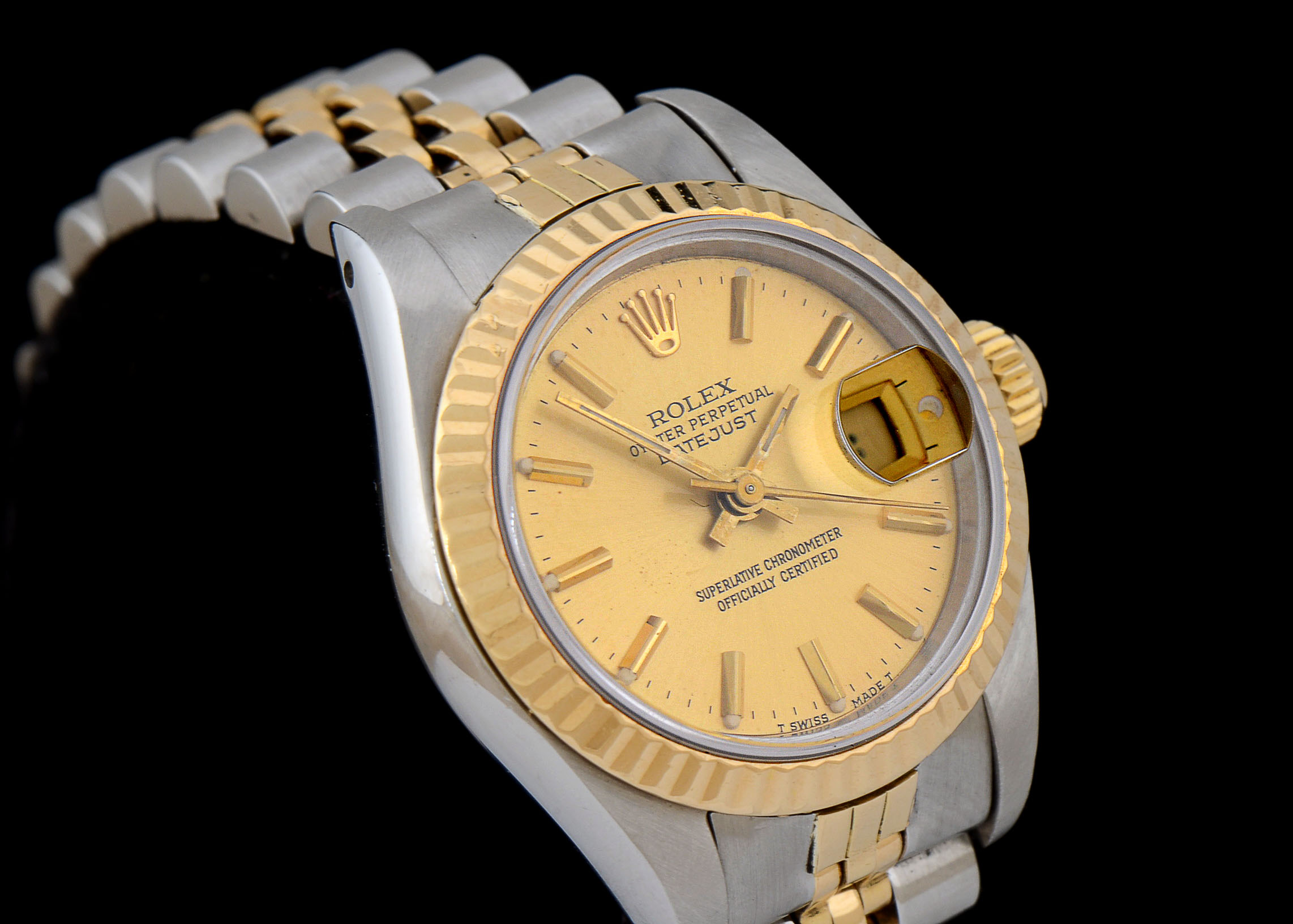 Women's Rolex Perpetual Datejust 18k Gold and Steel Automatic