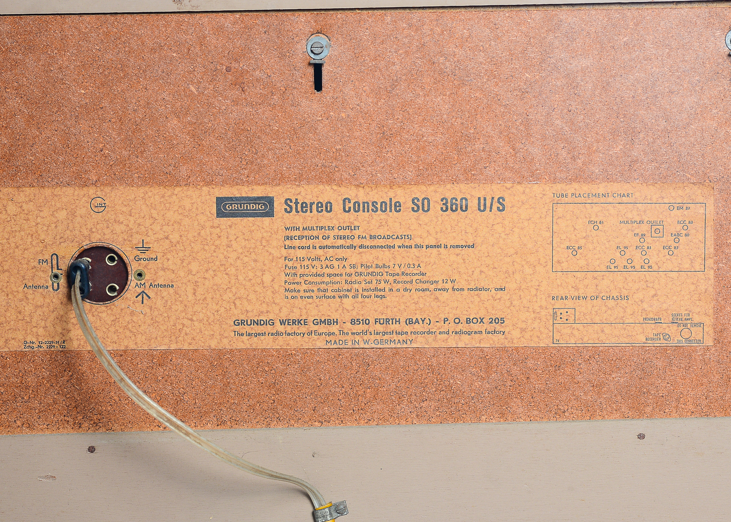 Grundig TM 45 Stereo Console