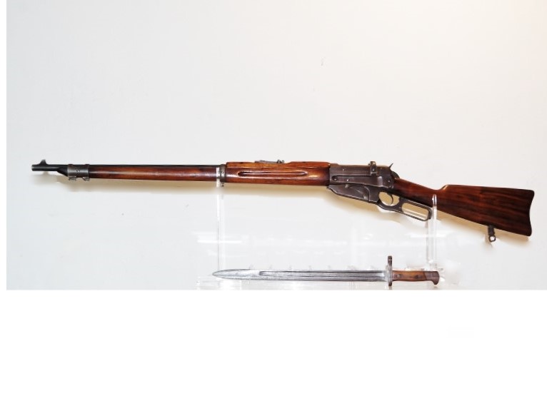 1916 Winchester Model 1895 Russian Musket With Bayonet