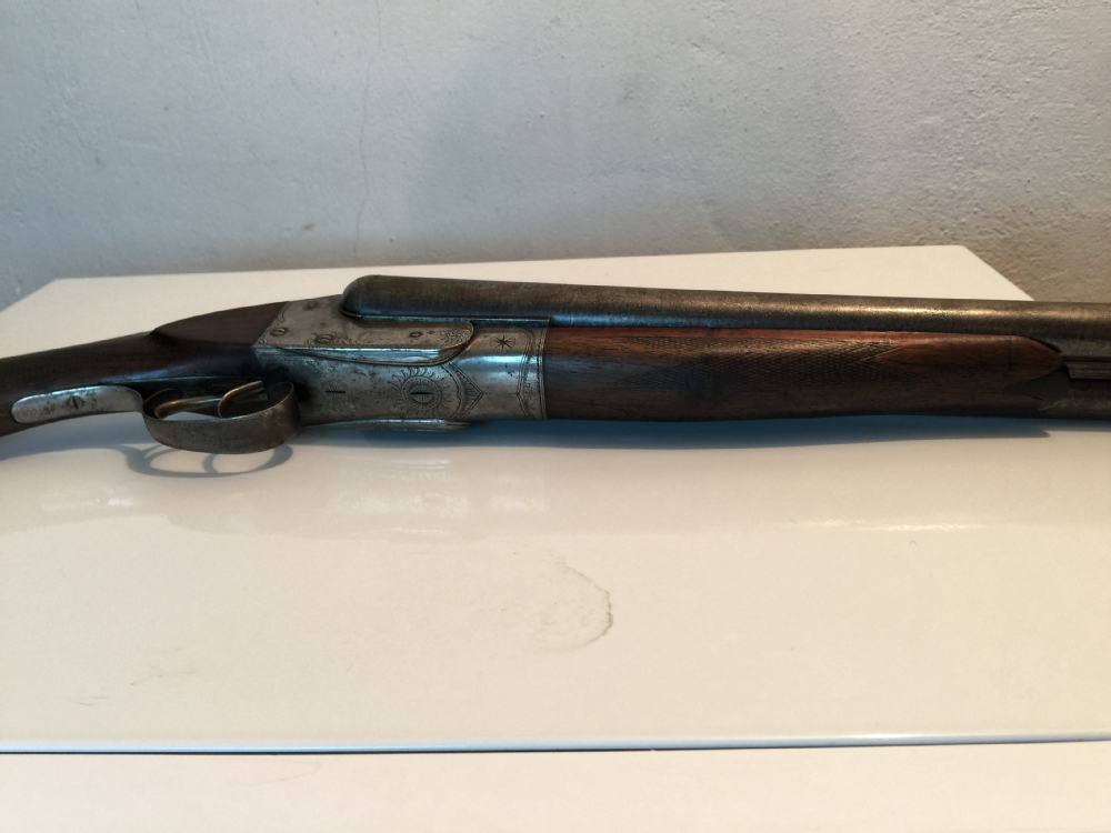 1895 Ithaca Crass Model 2 12-Gauge Side x Side Shotgun