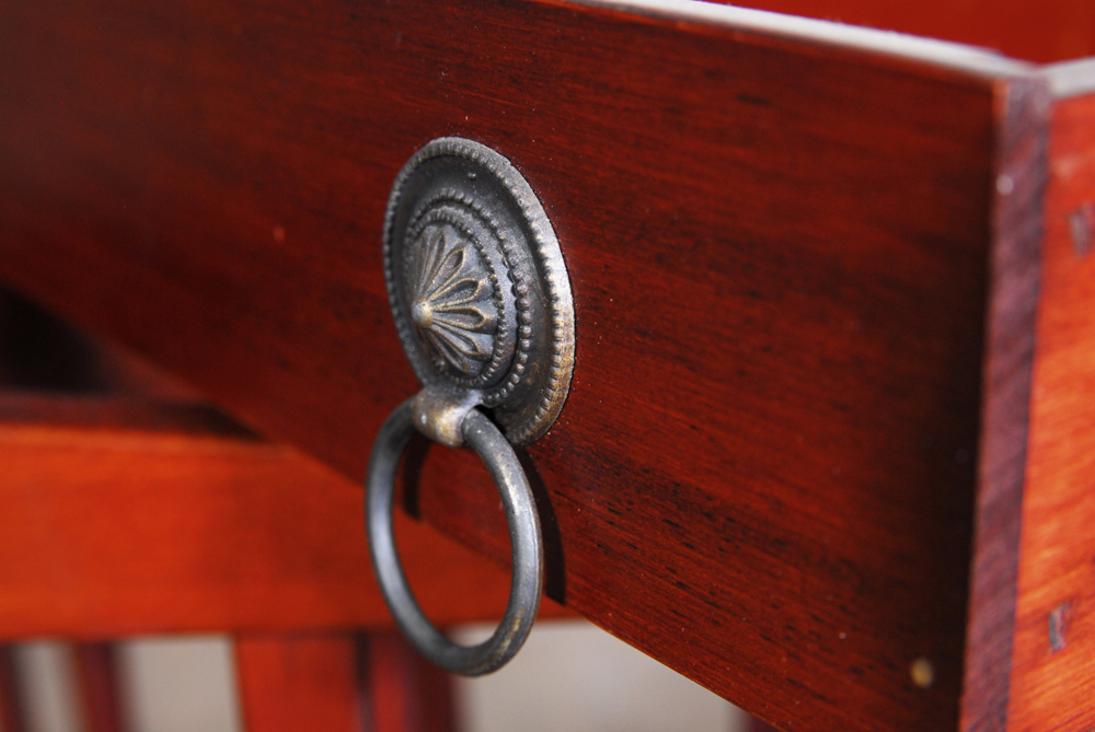 Bombay Company "Canterbury" Three Slot Wooden Magazine Rack