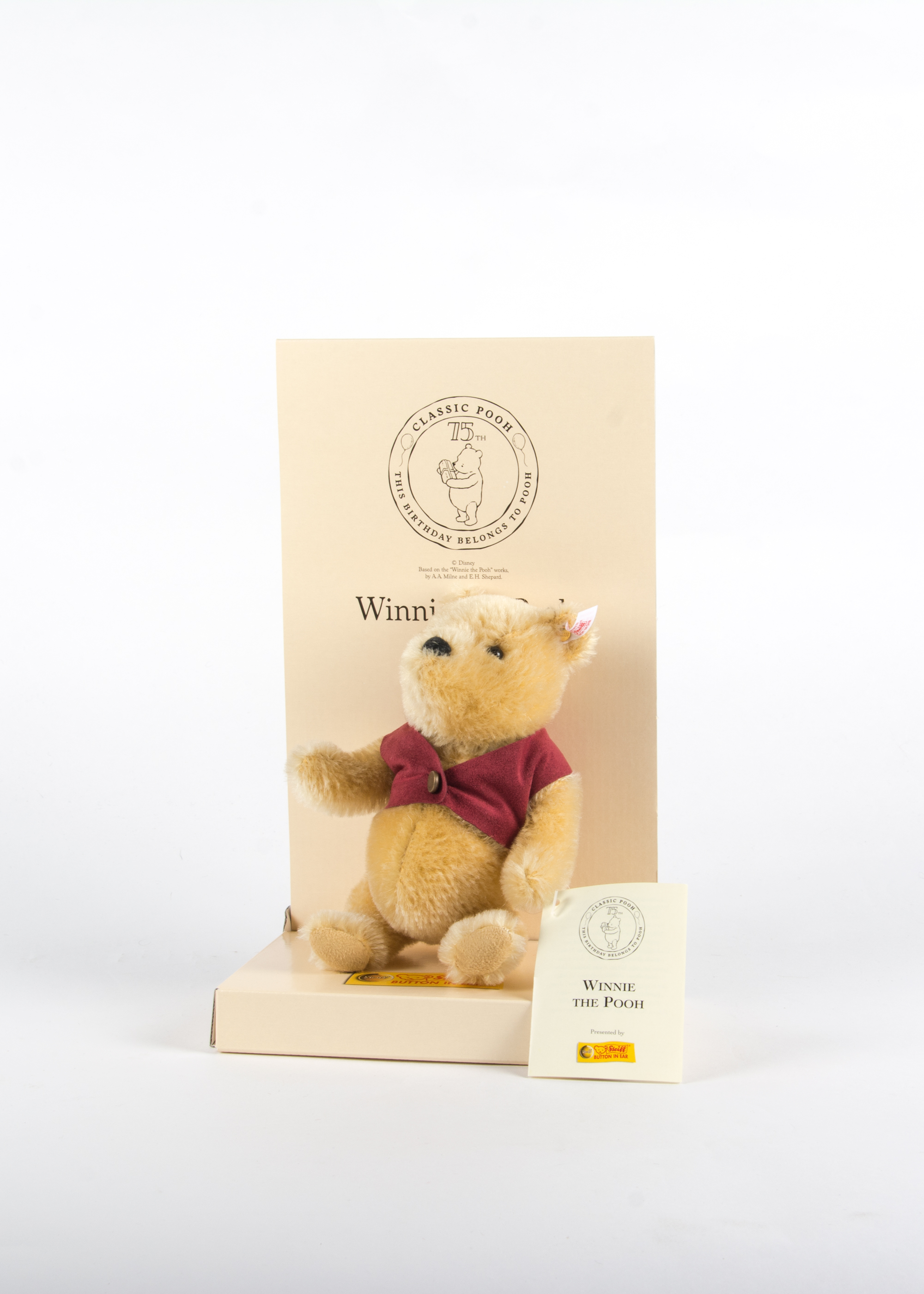 Steiff Classic Pooh 75th Anniversary