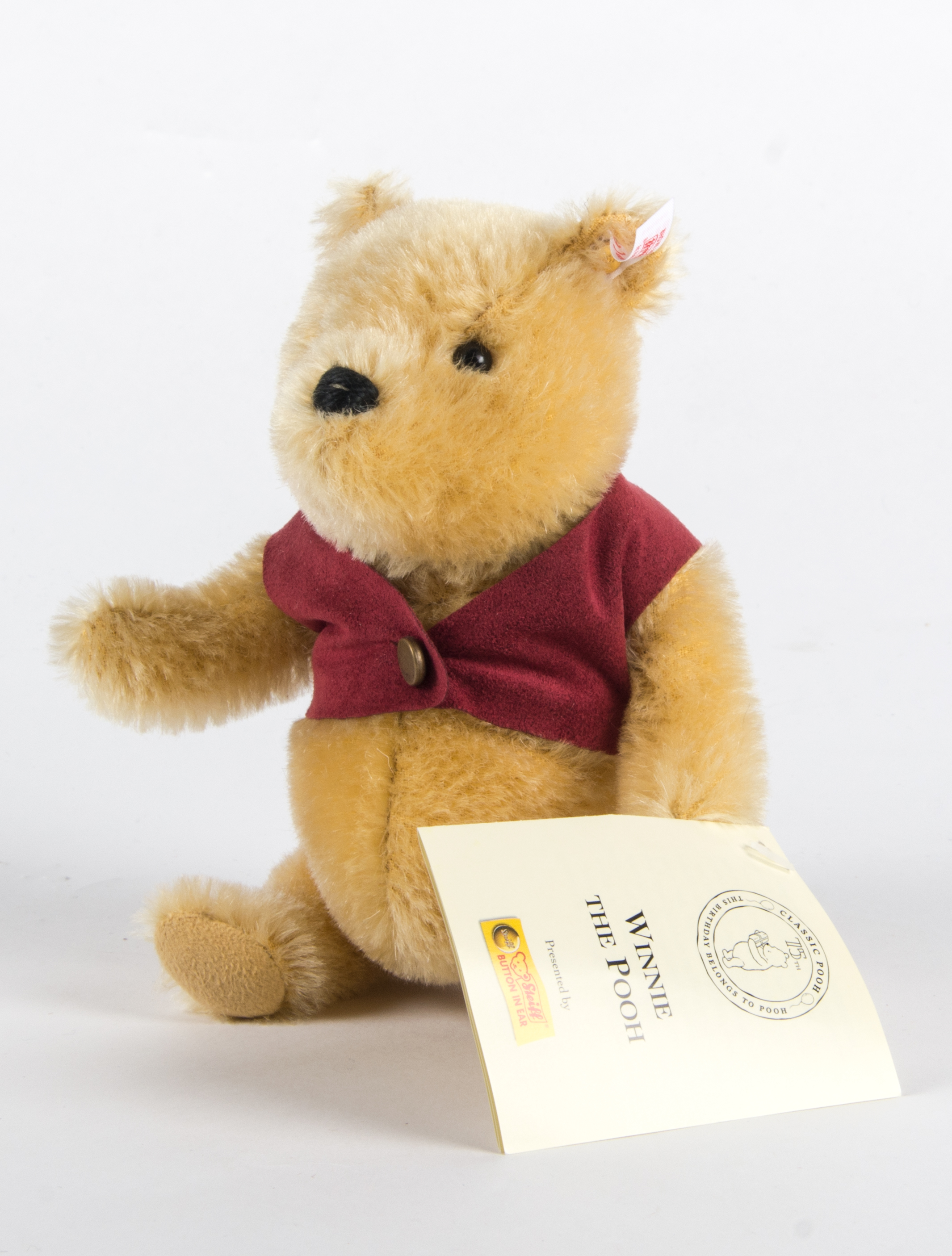 Steiff Classic Pooh 75th Anniversary