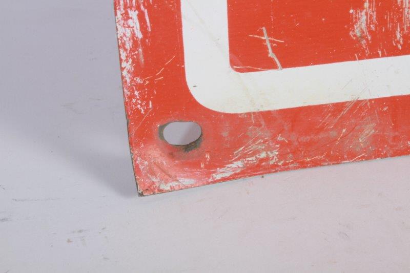 Vintage Metal Gas Station Sign