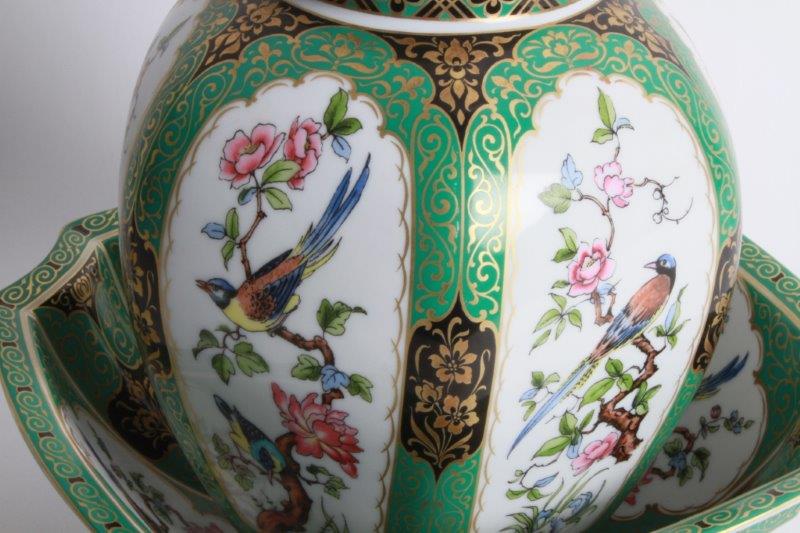 Trio of Limited Edition Kaiser Porzellan "Scenes from and Oriental Garden"