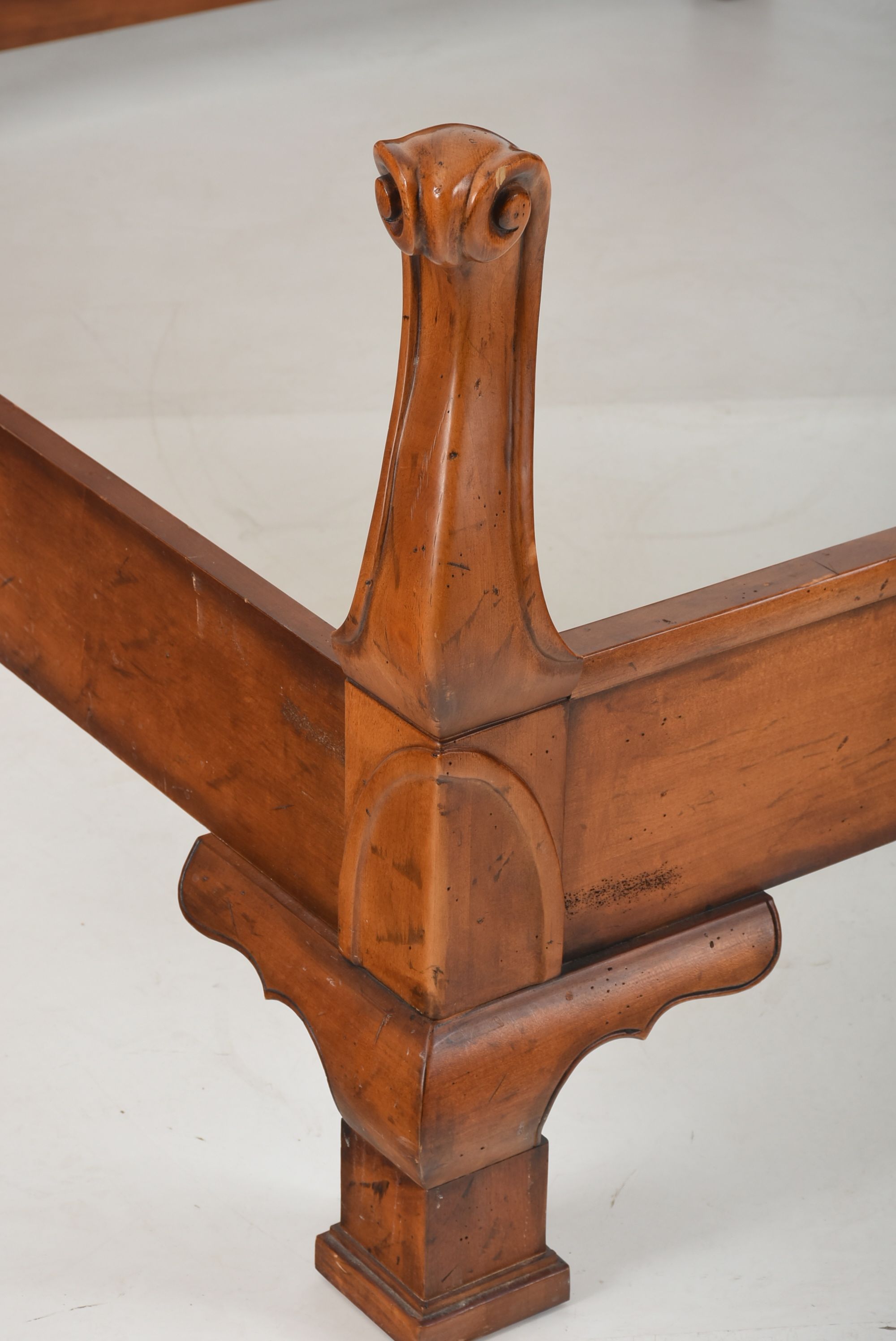 Baroque Style Carved King Bed Frame