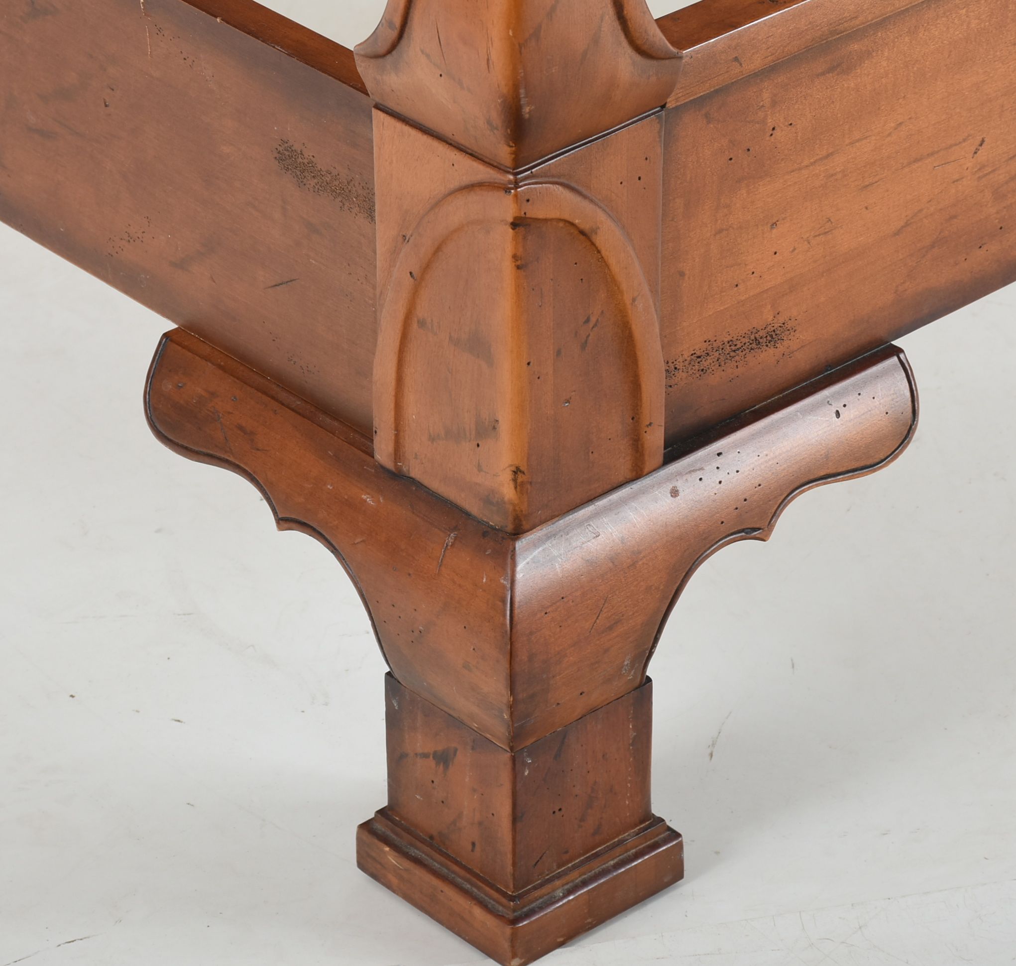 Baroque Style Carved King Bed Frame