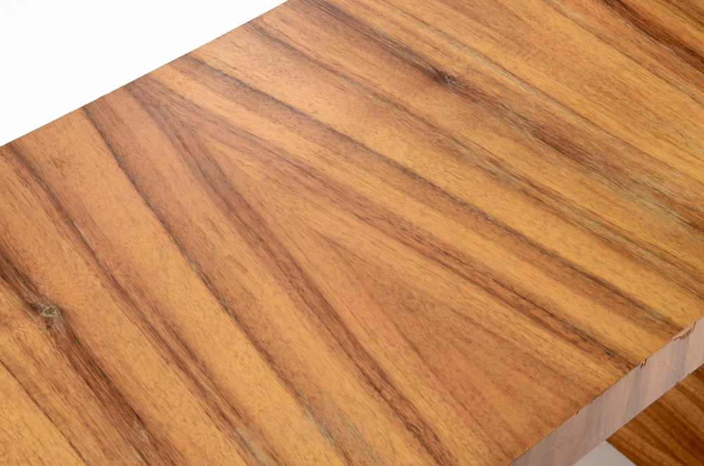 Zebra Wood Veneer Console Table