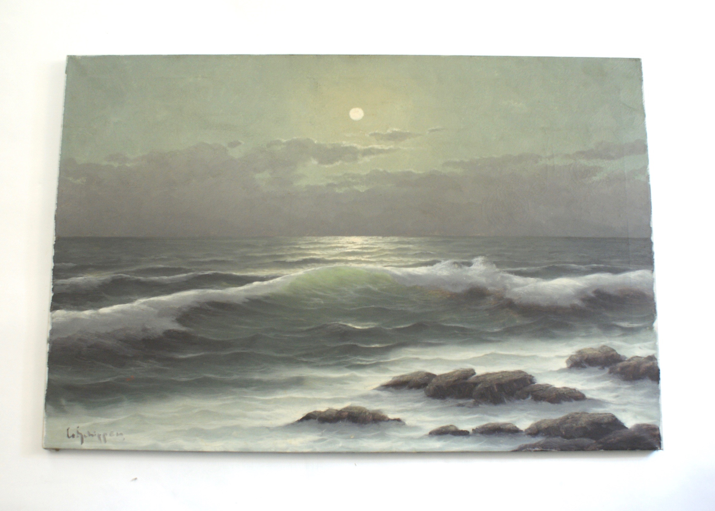 Cornelius Schipper Original Oil on Canvas Painting