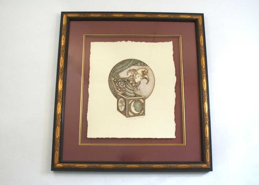Alice Scott "Moon Jack" Signed Limited Edition Etching