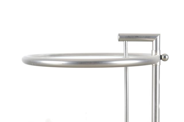 Trio of Modern Tubular Steel and Glass Accent Tables