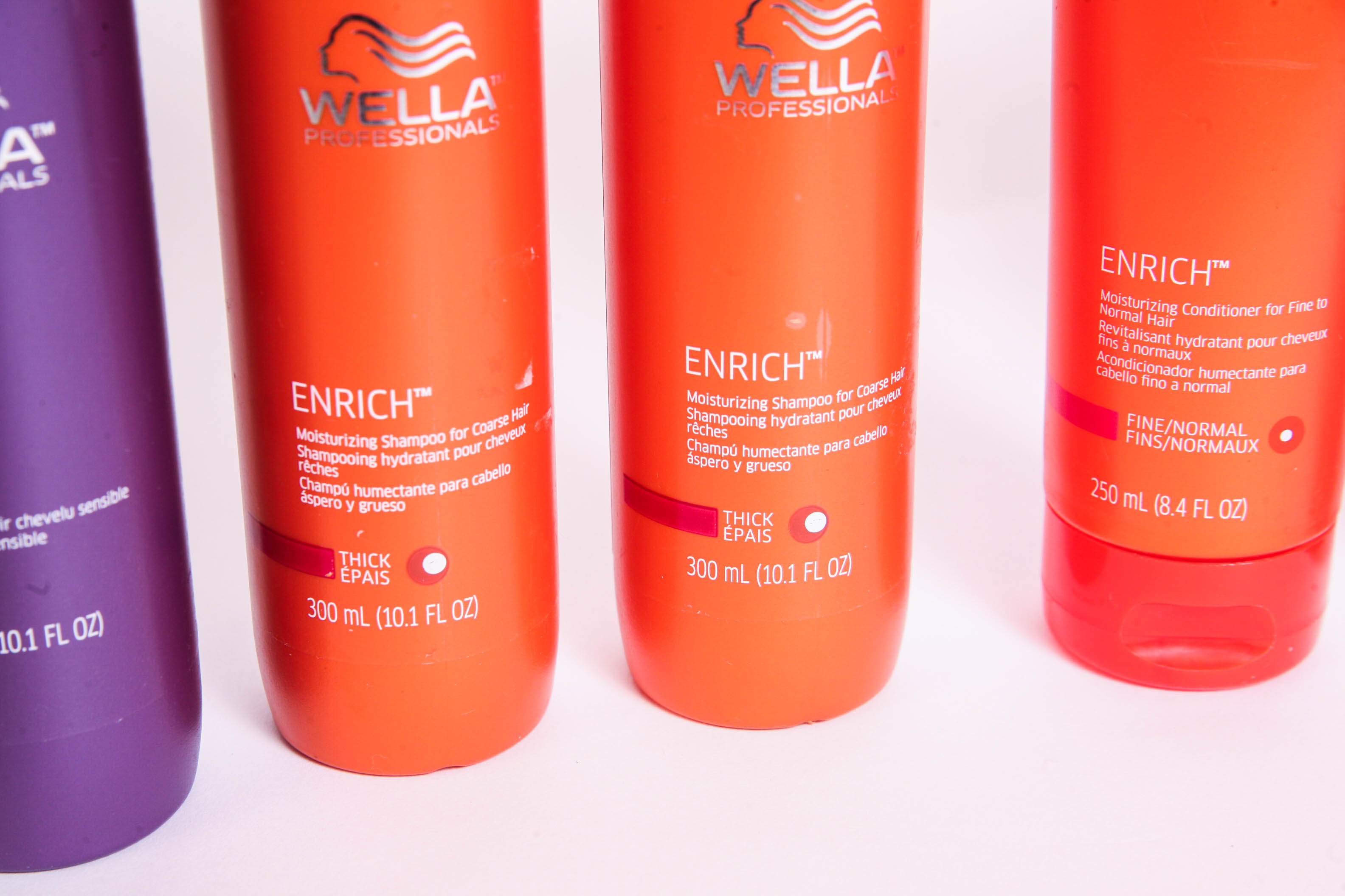Collection of New Wella Hair Care Products