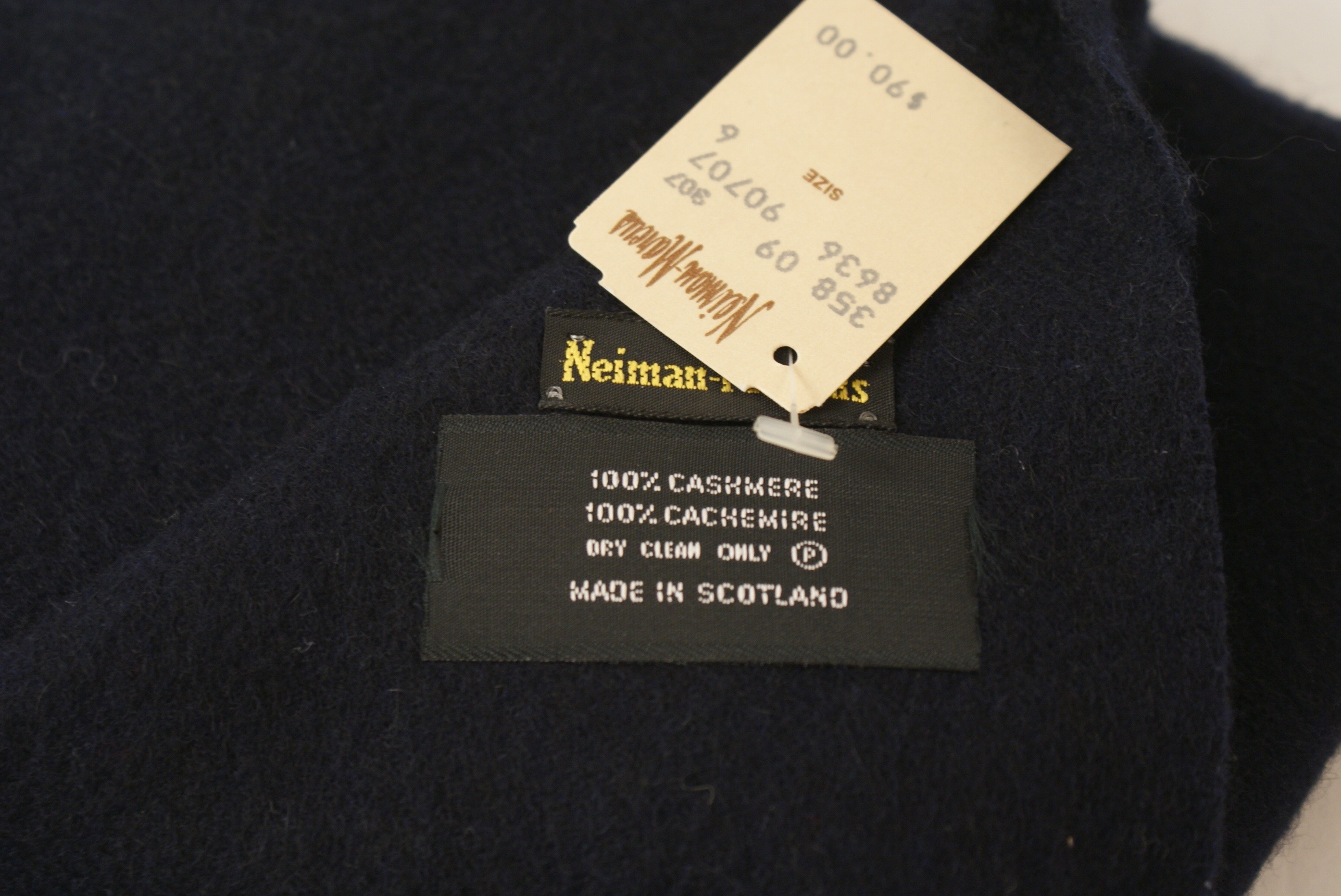 Vintage 1980s Neiman Marcus Wool and Cashmere Scarves