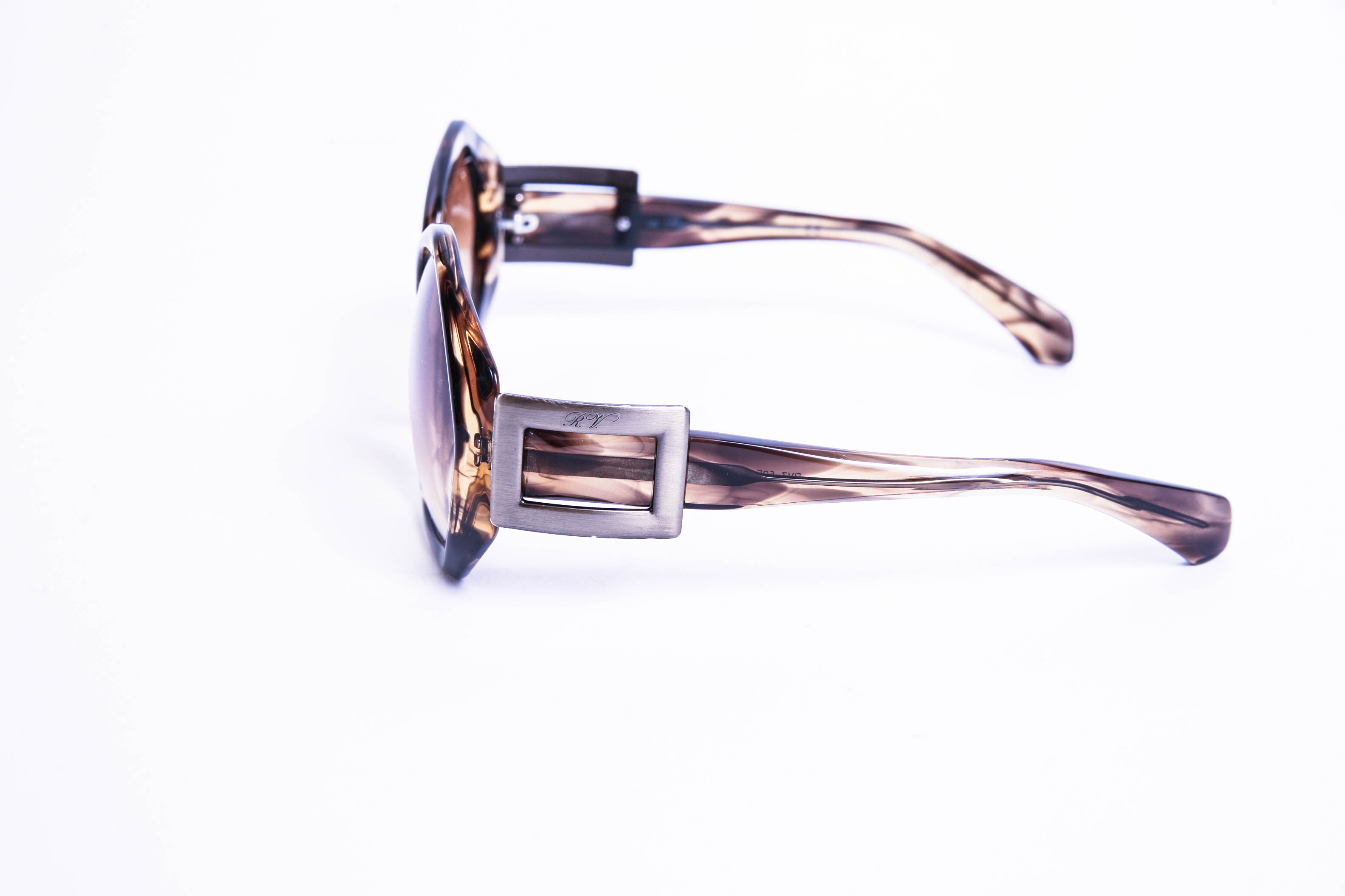 Roger Vivier Pentagon Sunglasses