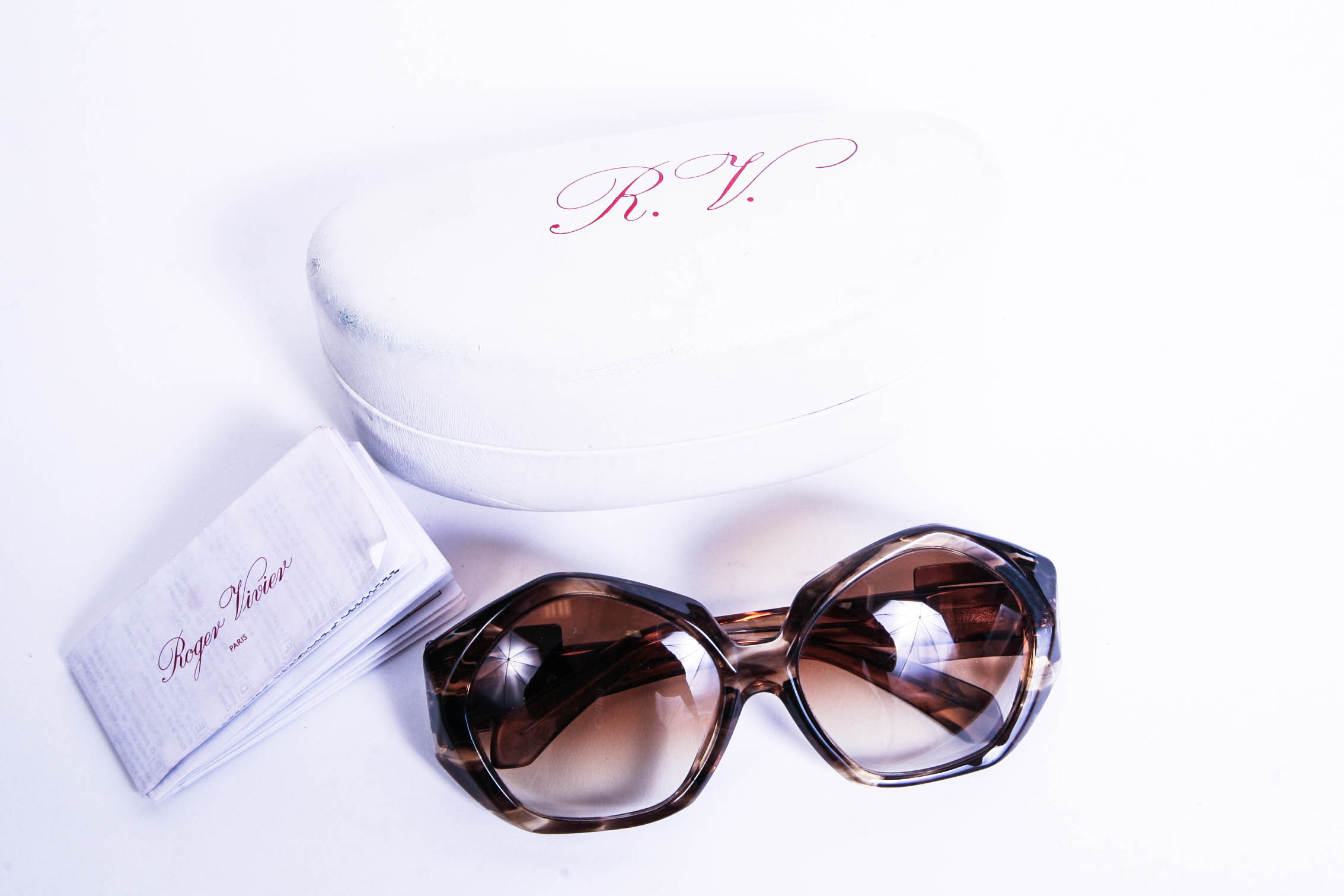 Roger Vivier Pentagon Sunglasses