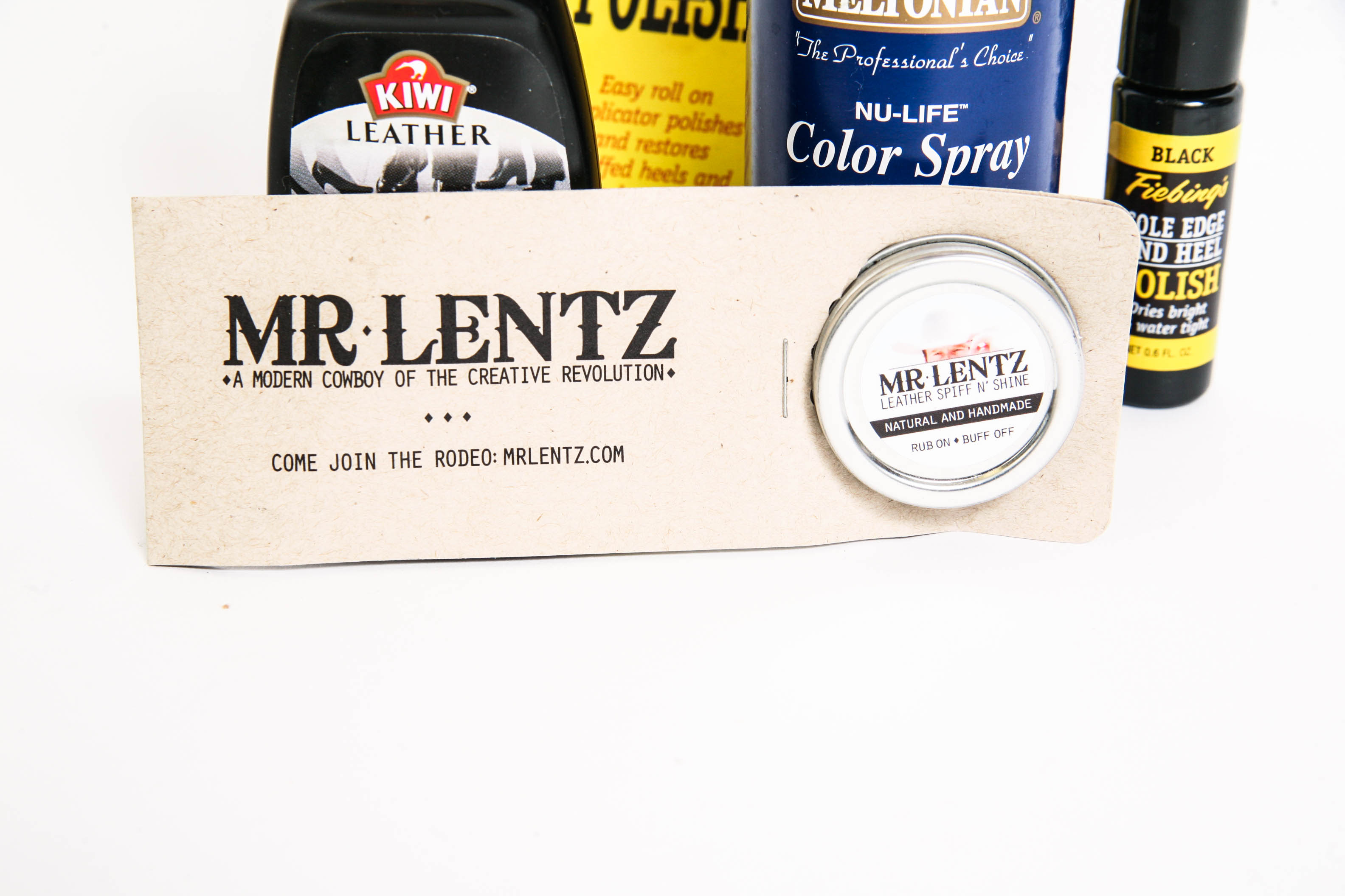 Large Group of Shoe Polishing and Cleaning Supplies