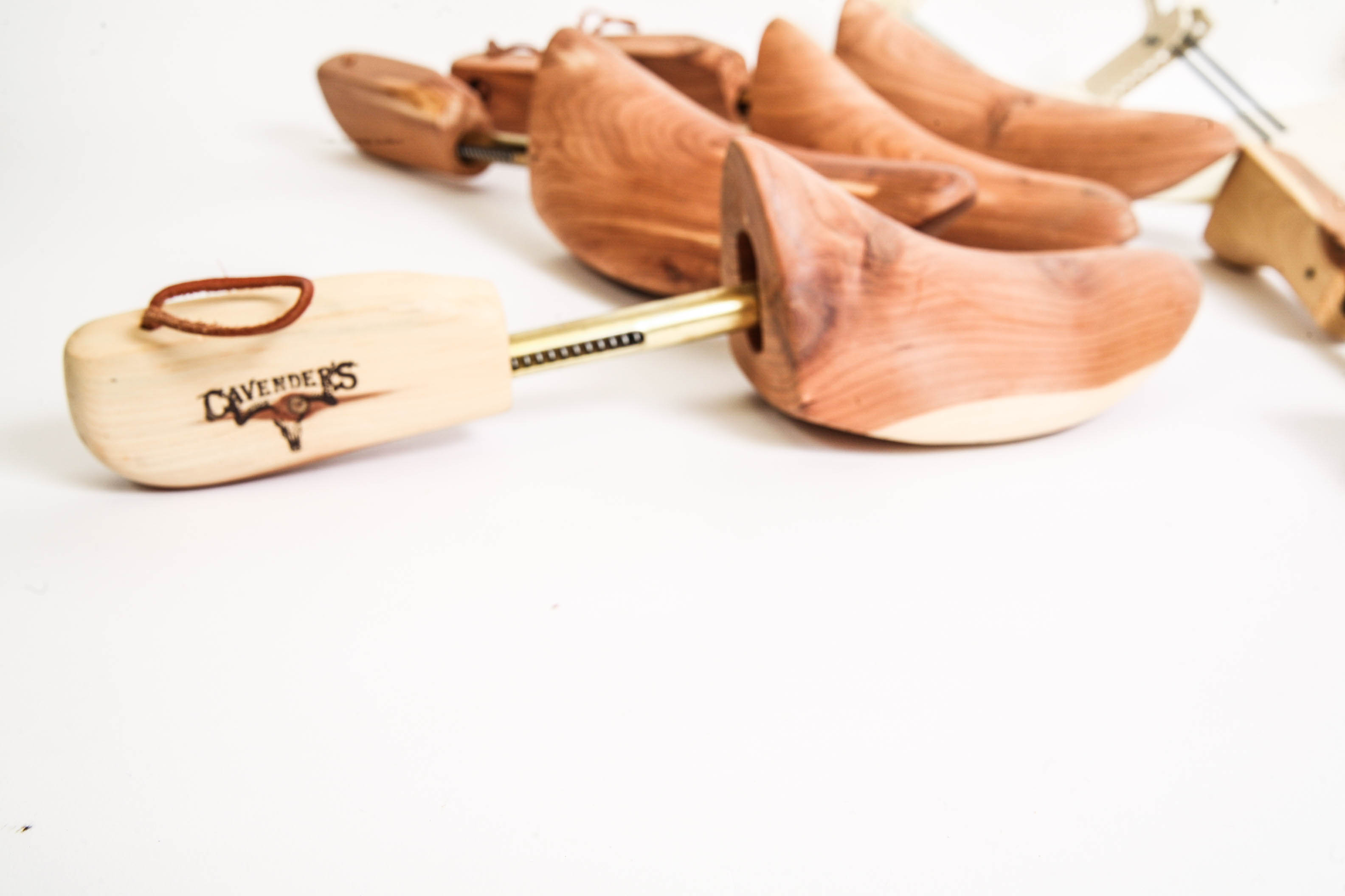 Grouping of Wooden and Plastic Shoe Inserts