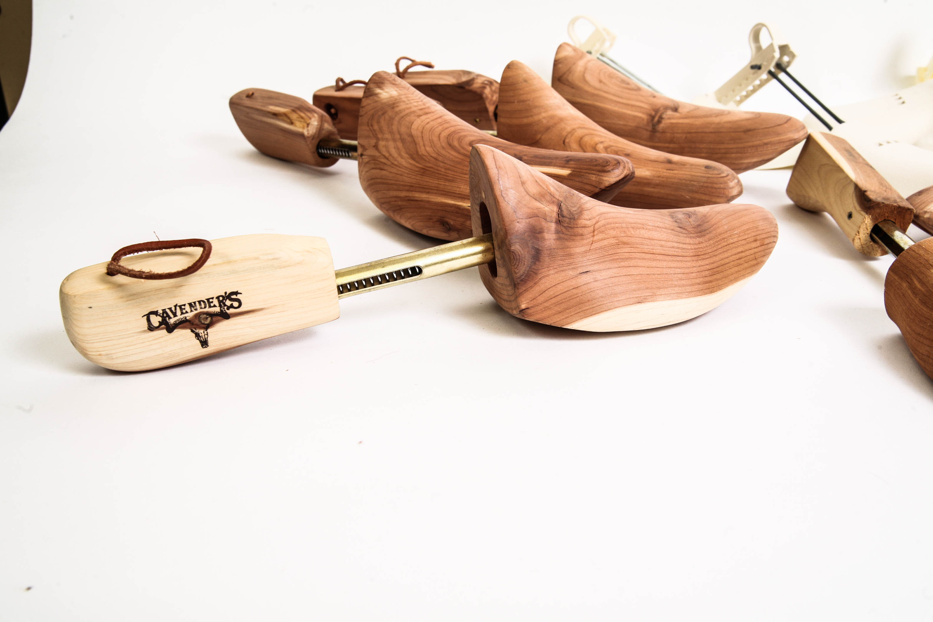 Grouping of Wooden and Plastic Shoe Inserts