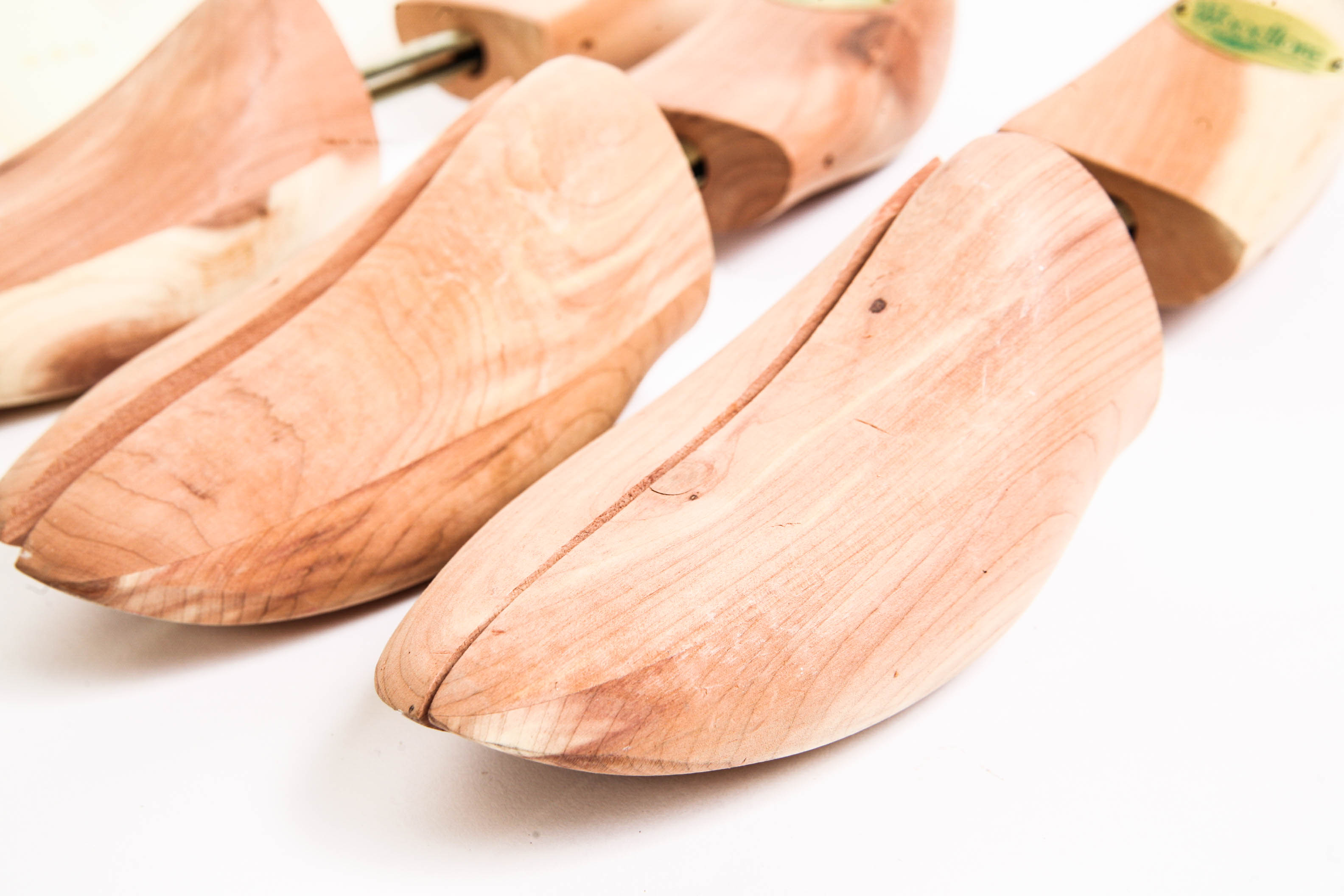 Grouping of Wooden and Plastic Shoe Inserts