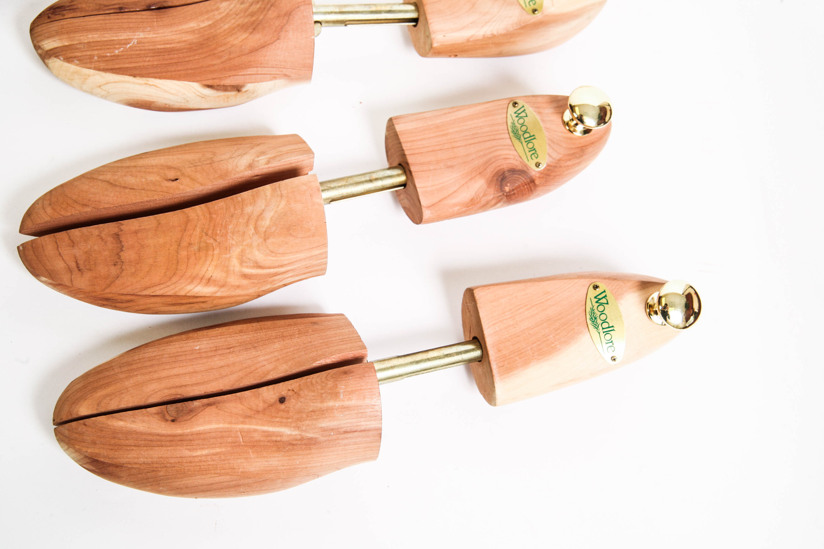 Grouping of Wooden and Plastic Shoe Inserts