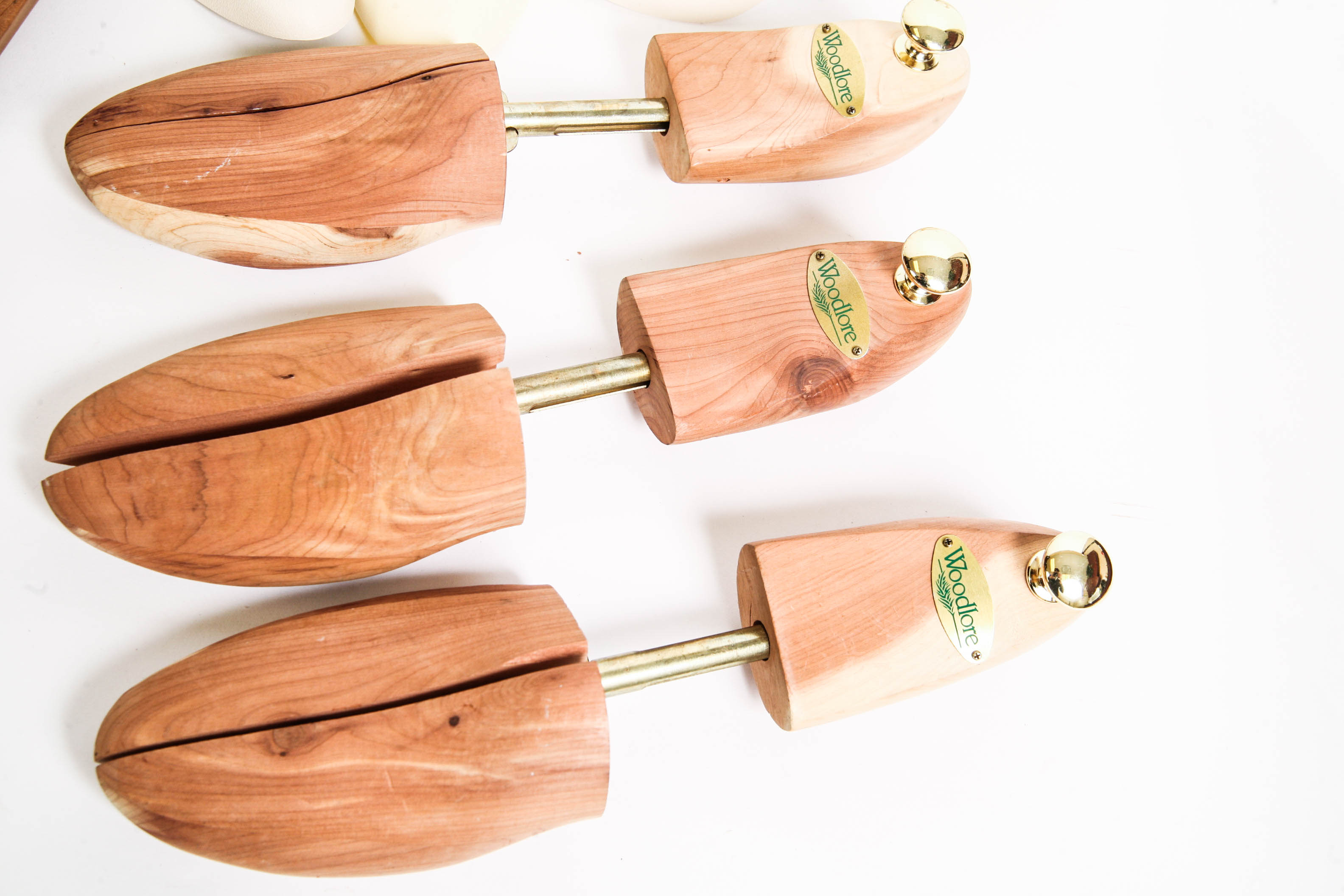 Grouping of Wooden and Plastic Shoe Inserts