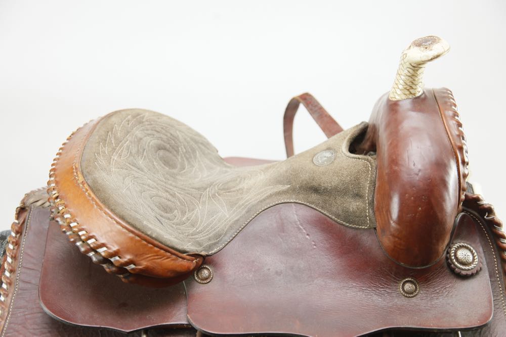 Western Style Horse Saddle by Buffalo Saddlery