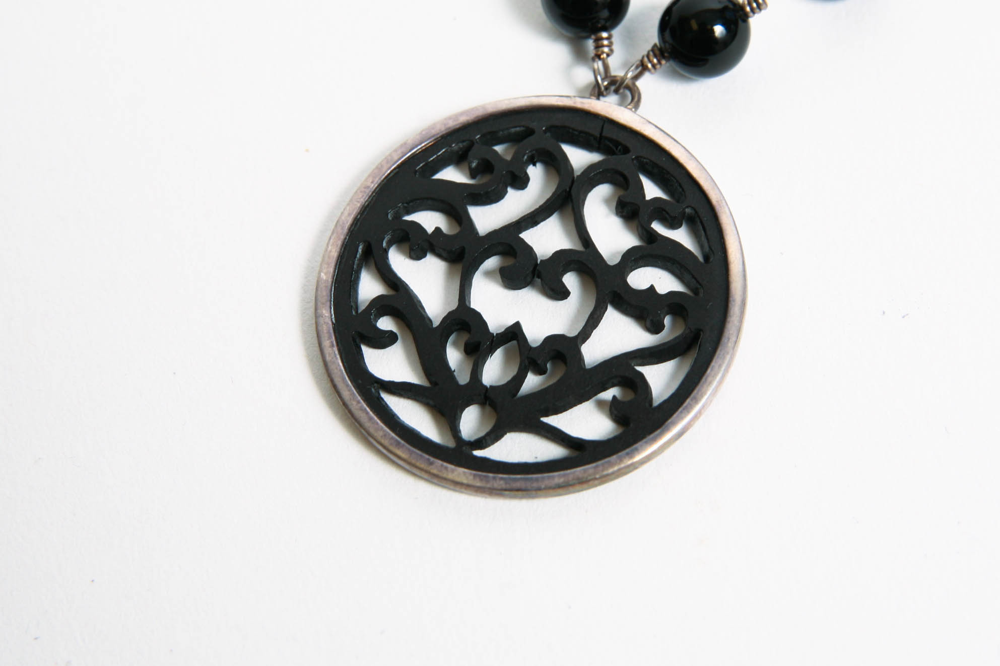 Black and Silver Toggle Bracelet