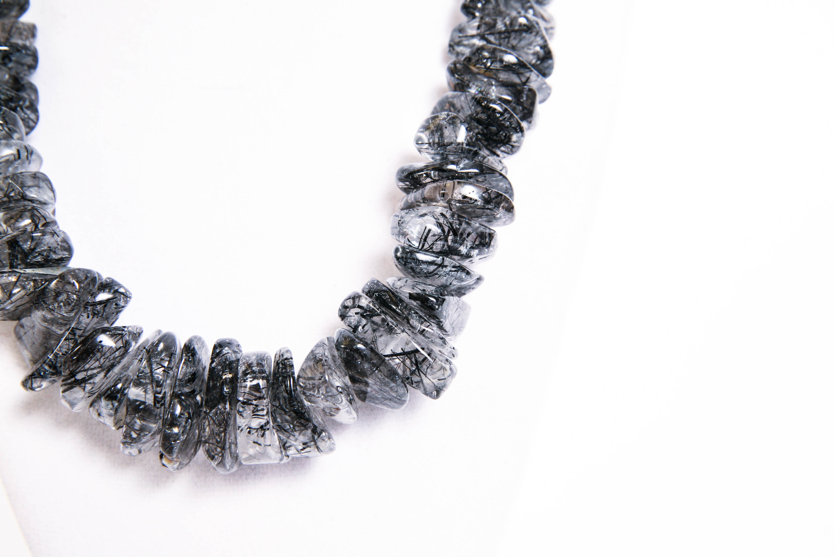 Black Rutilated Quartz Necklace
