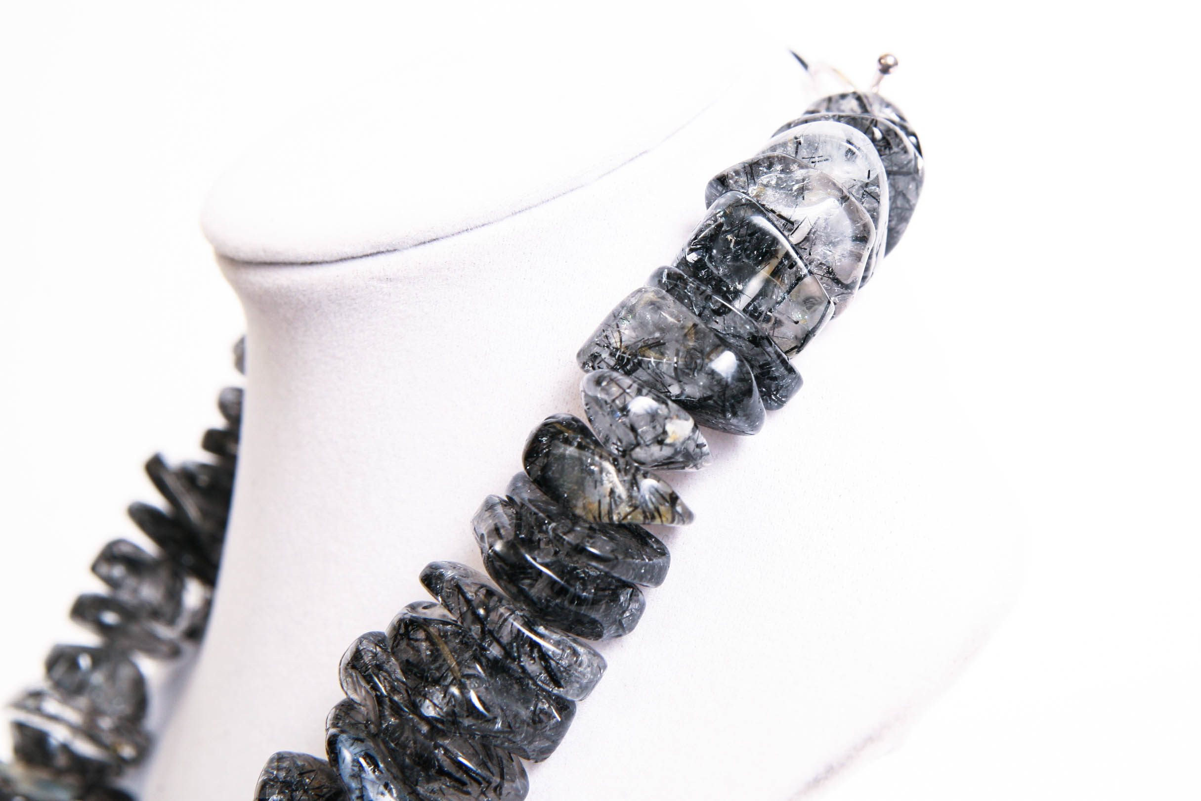 Black Rutilated Quartz Necklace