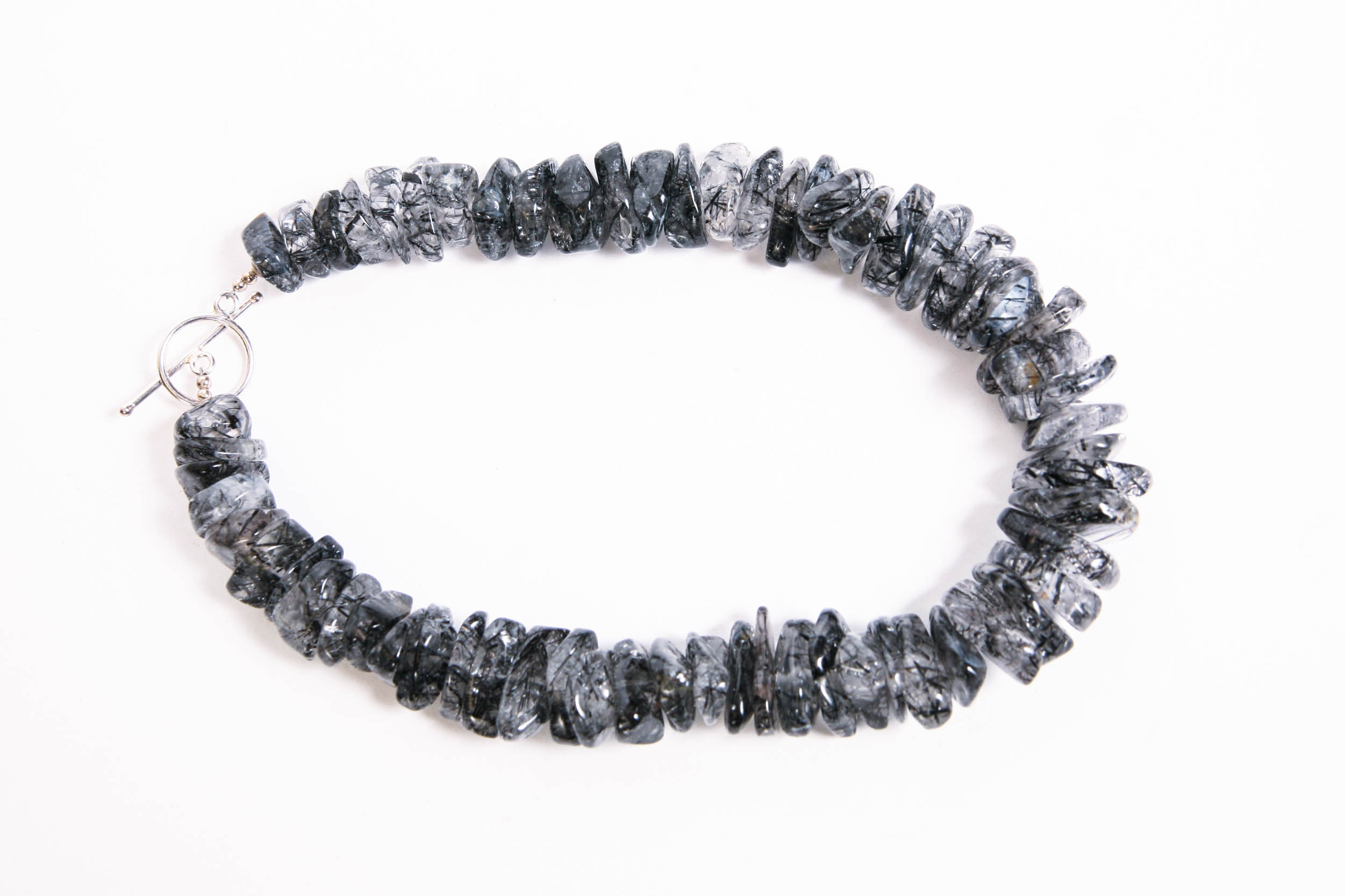 Black Rutilated Quartz Necklace