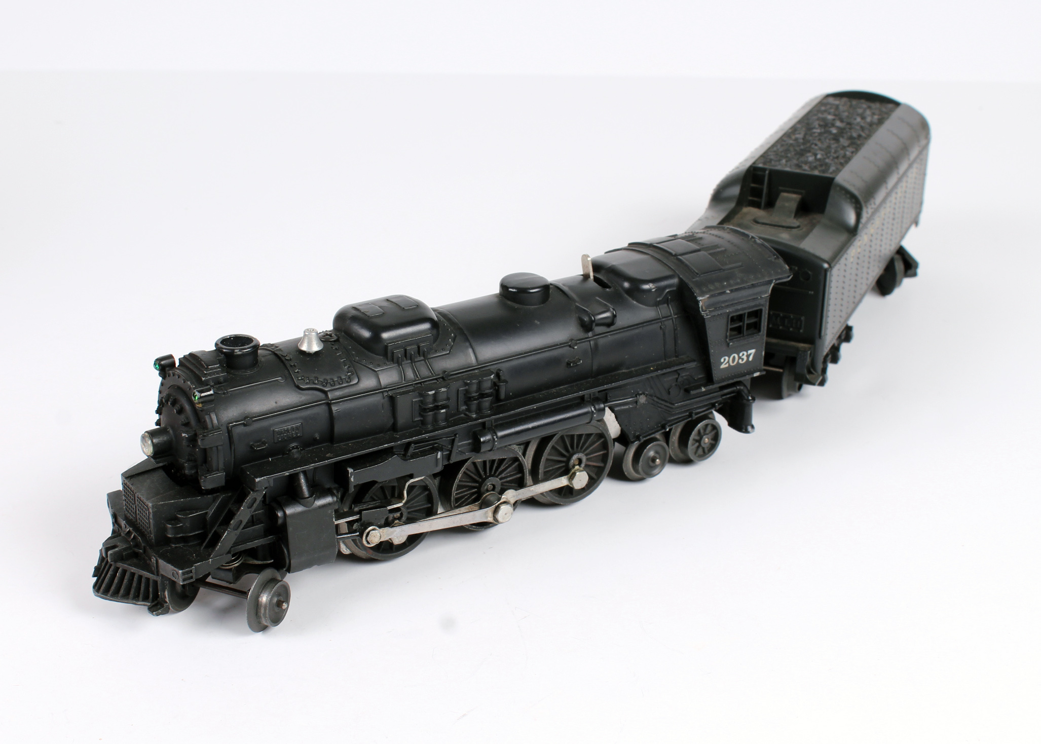 Vintage 1950's Lionel Train Engine Model 2037 with MTH Coal Car
