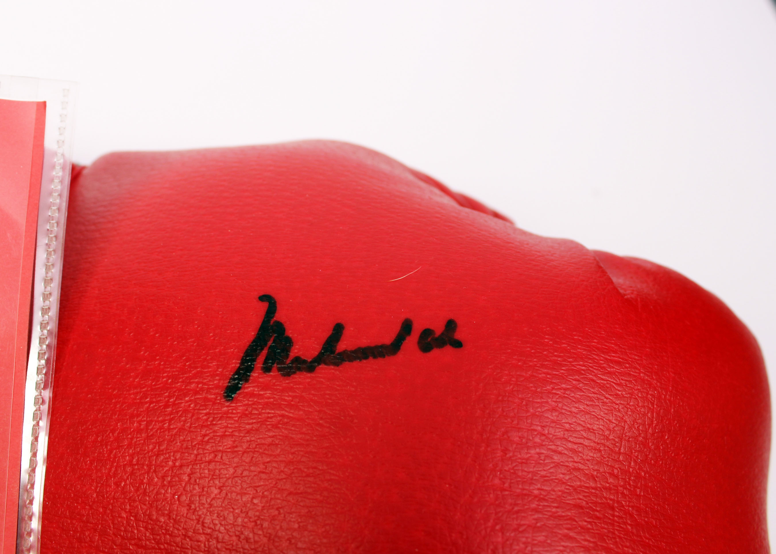 Muhammad Ali Signed Photograph and Boxing Gloves