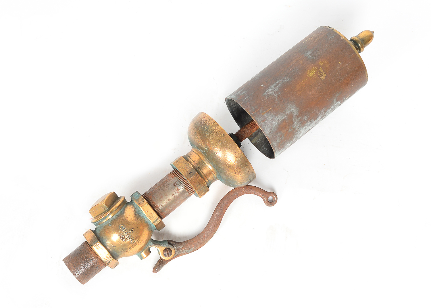 Antique Brass Locomotive Steam Whistle