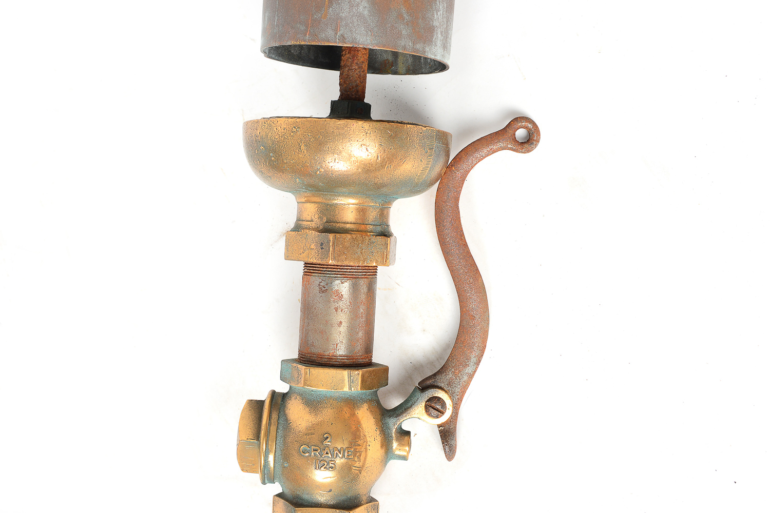 Antique Brass Locomotive Steam Whistle