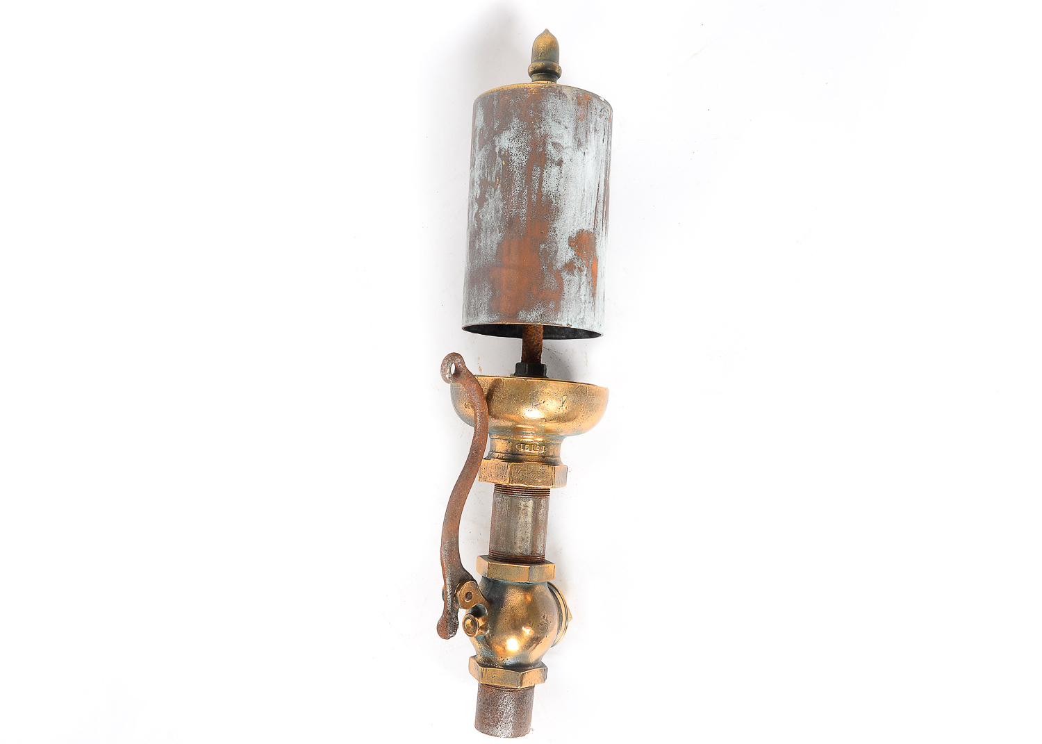 Antique Brass Locomotive Steam Whistle