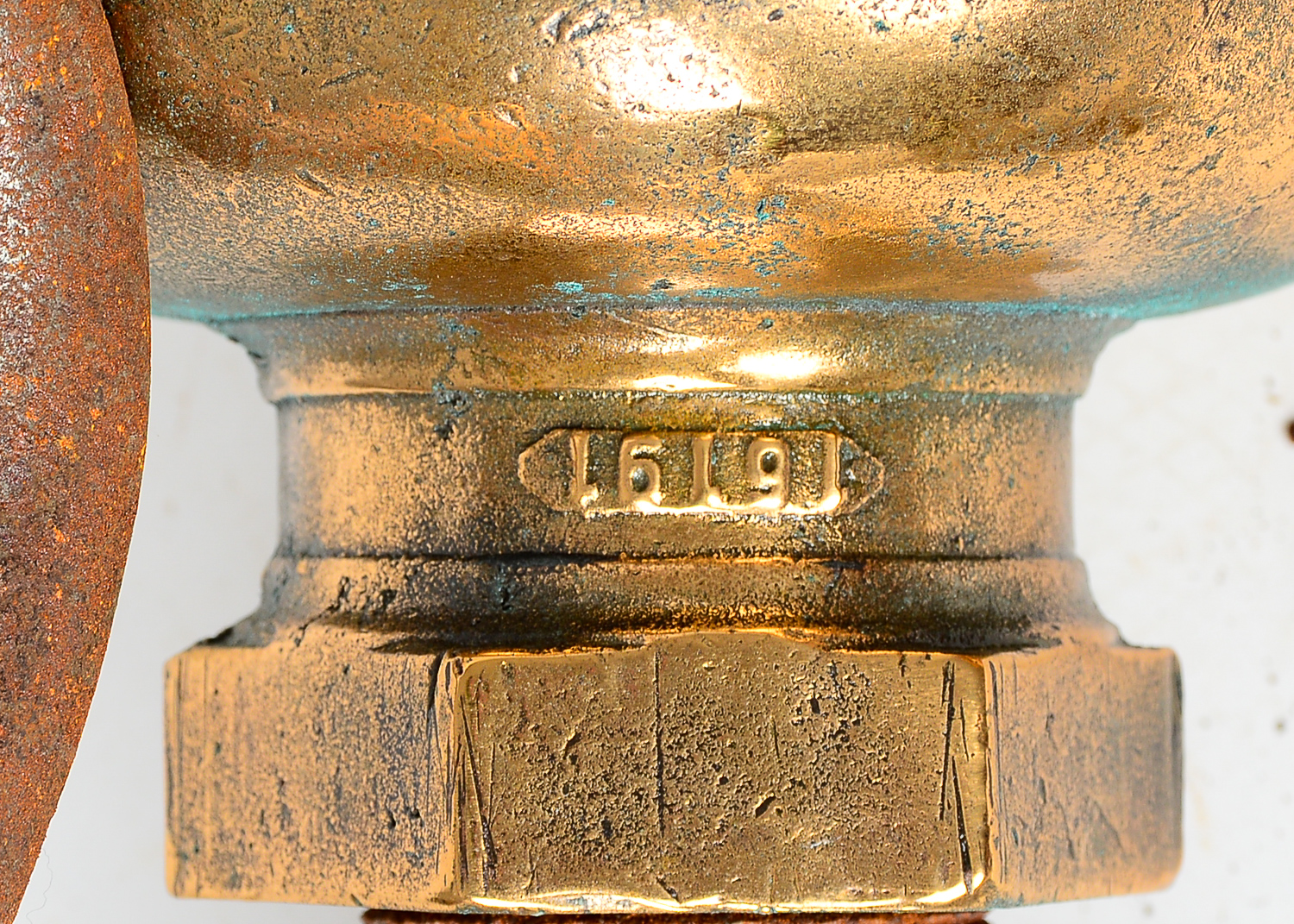 Antique Brass Locomotive Steam Whistle