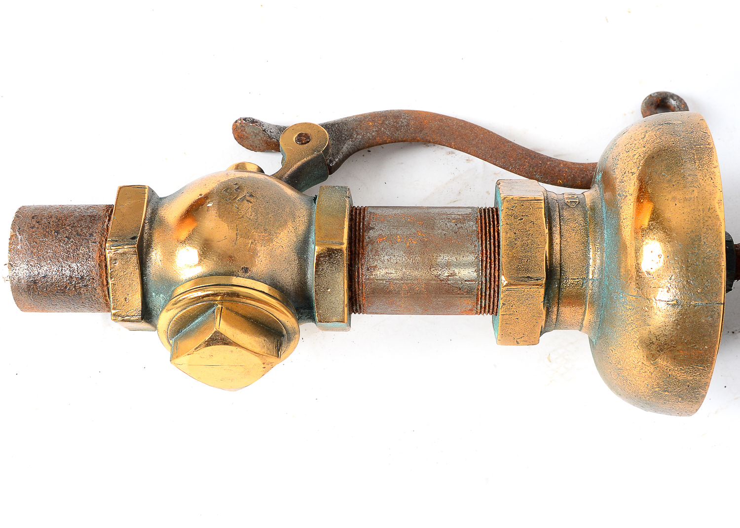 Antique Brass Locomotive Steam Whistle