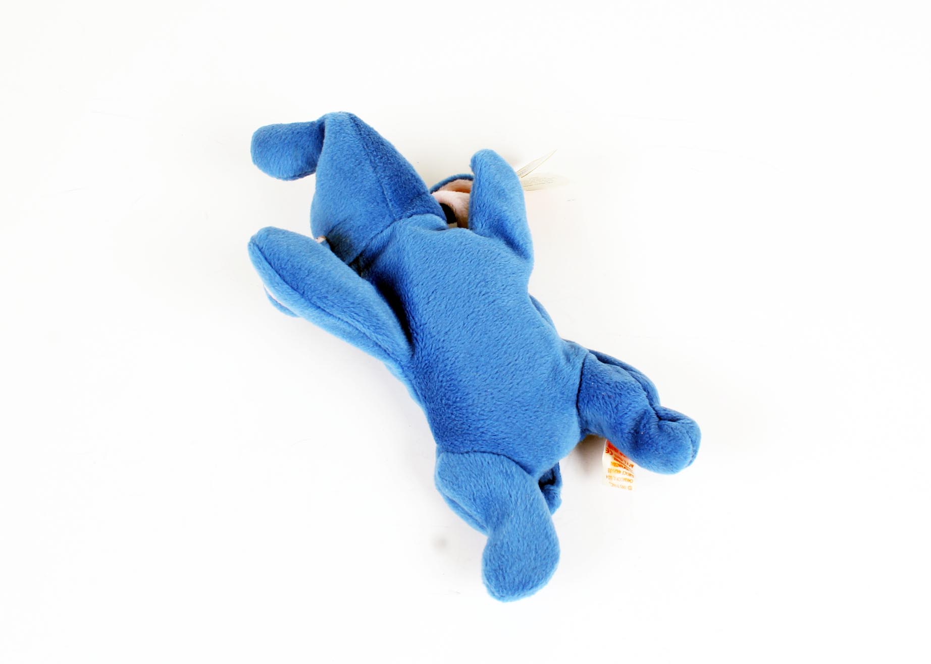 1995 TY Royal Blue Peanut Elephant Beanie Baby