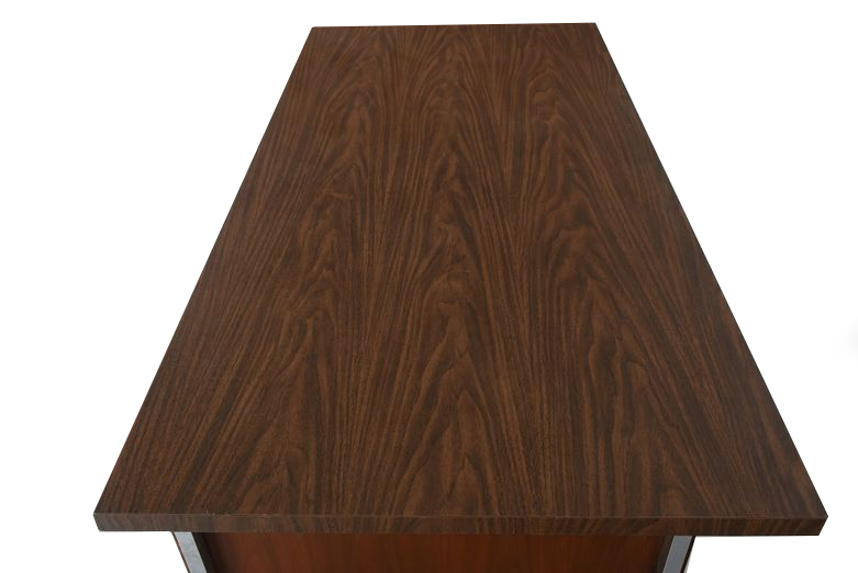 Knoll Walnut Executive's Desk
