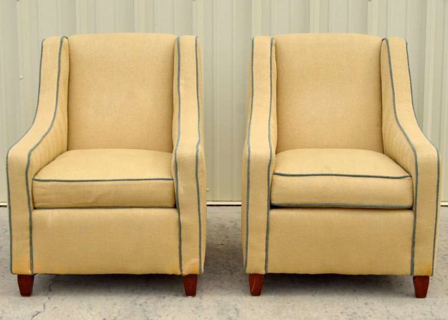 Pair of Howard Miller Upholstered Occasional Chairs