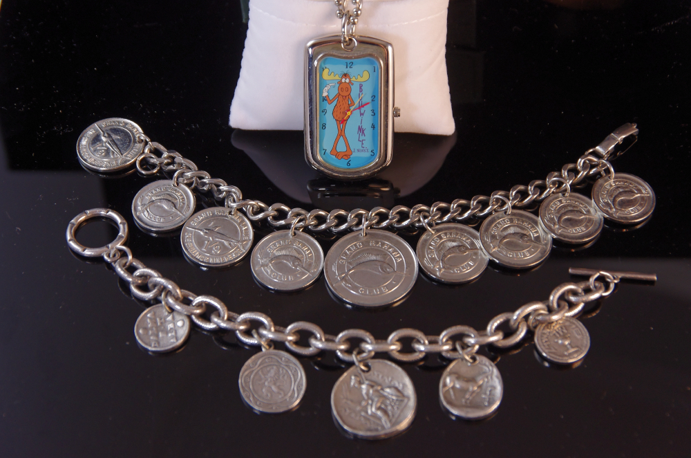 Ward Productions Bullwinkle Pendant Watch and Charm Bracelets