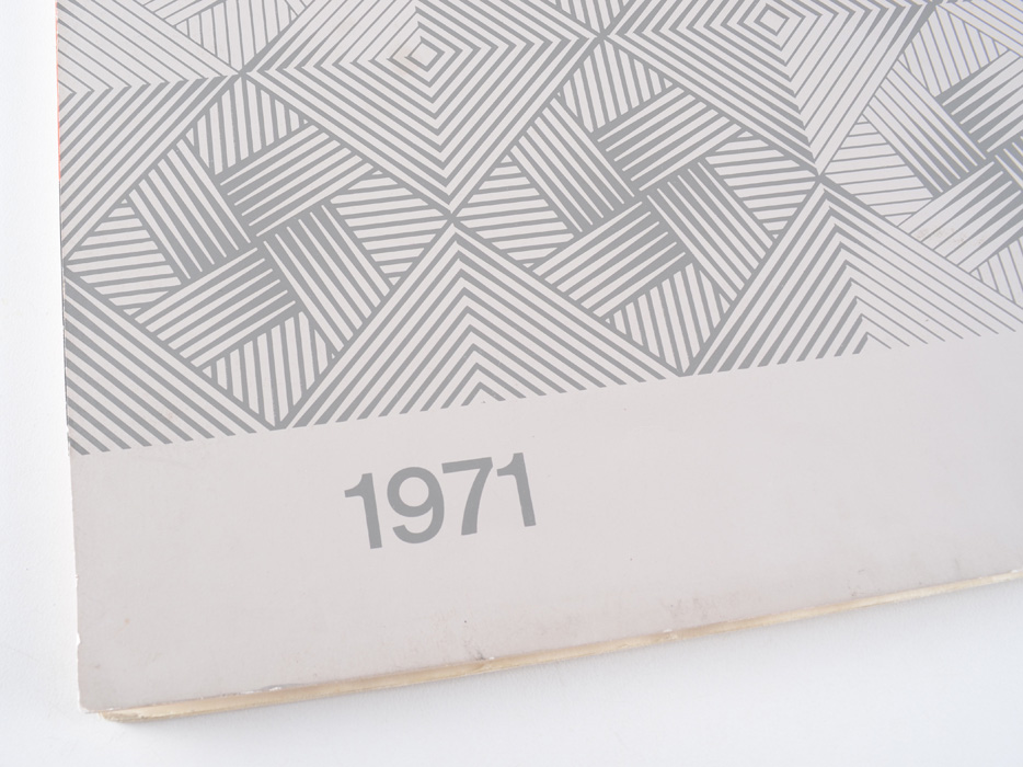 German 1971 Ein Domberger Siebdruck Kalender