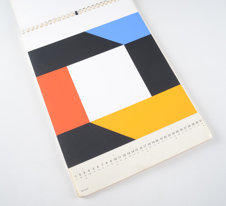 German 1971 Ein Domberger Siebdruck Kalender