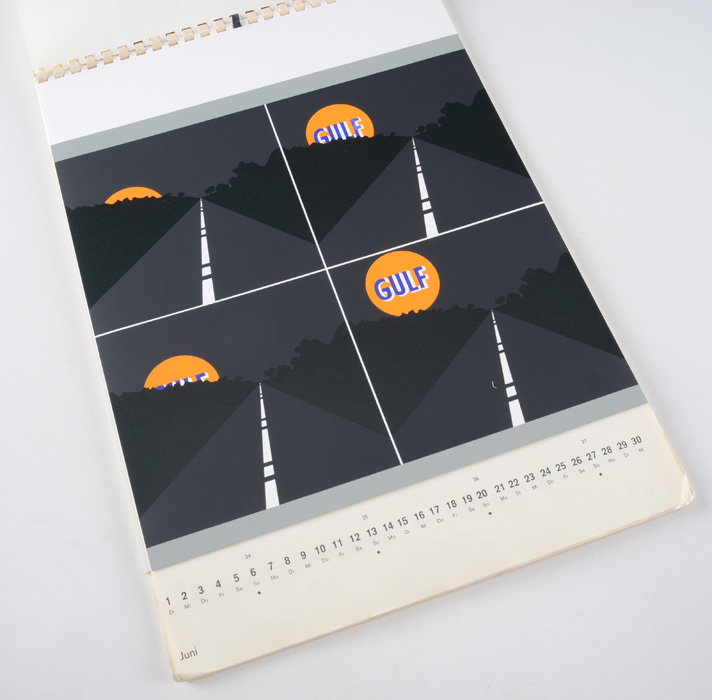 German 1971 Ein Domberger Siebdruck Kalender