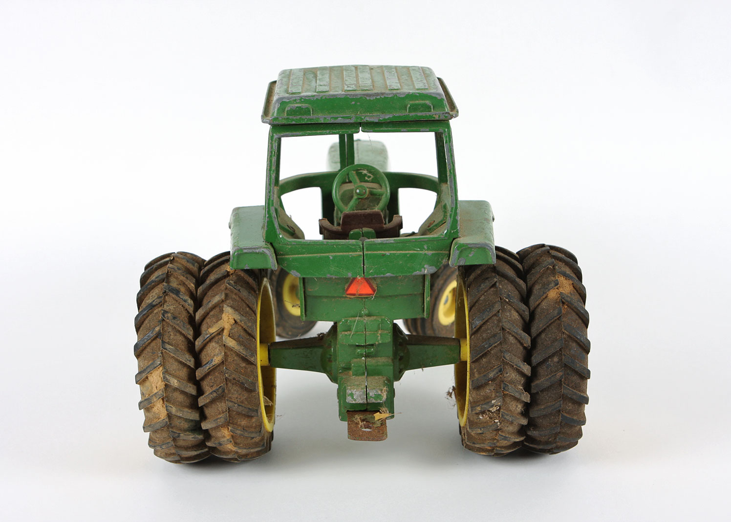Vintage John Deere Die Cast Metal Tractor Toy