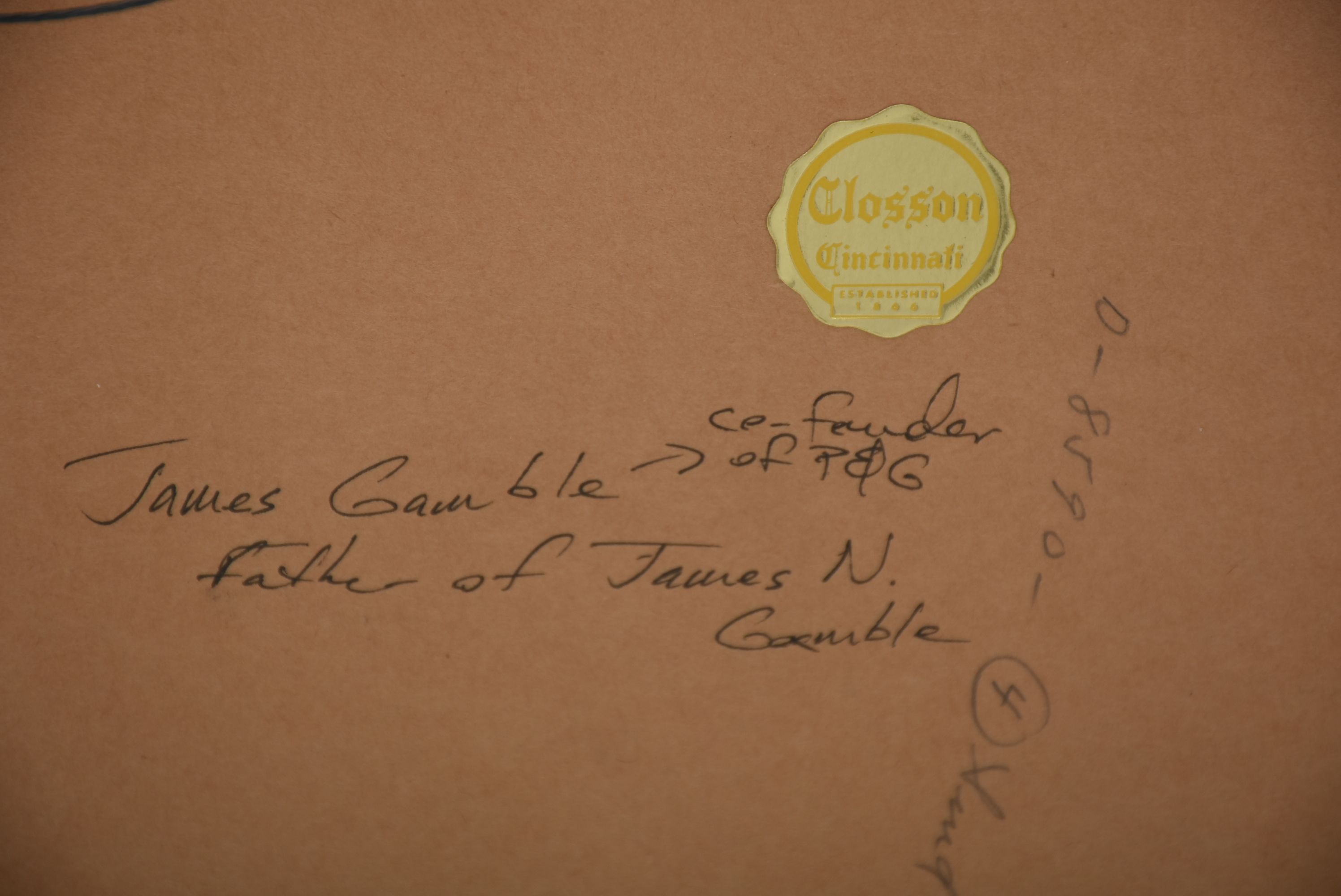 Portrait Of Procter and Gamble Founder James Gamble