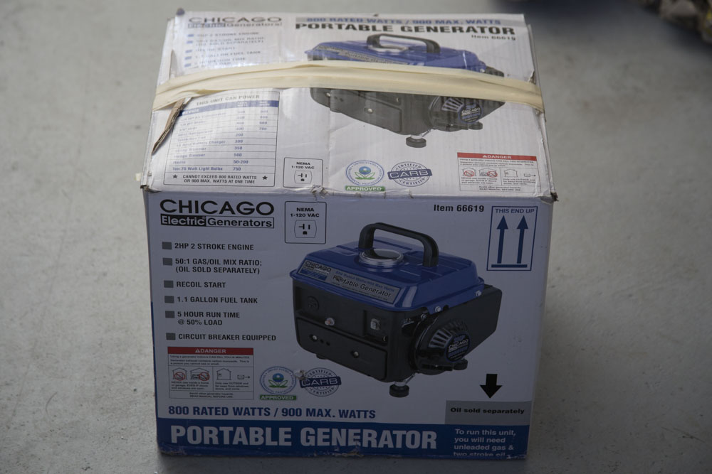 Chicago Electric Portable Generator