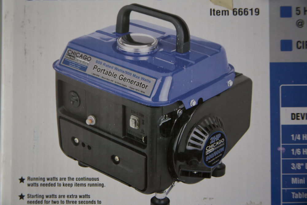 Chicago Electric Portable Generator