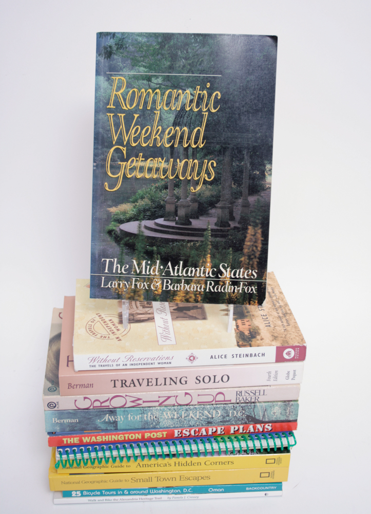Group of Mid-Atlantic Travel Books and Travel Memoirs